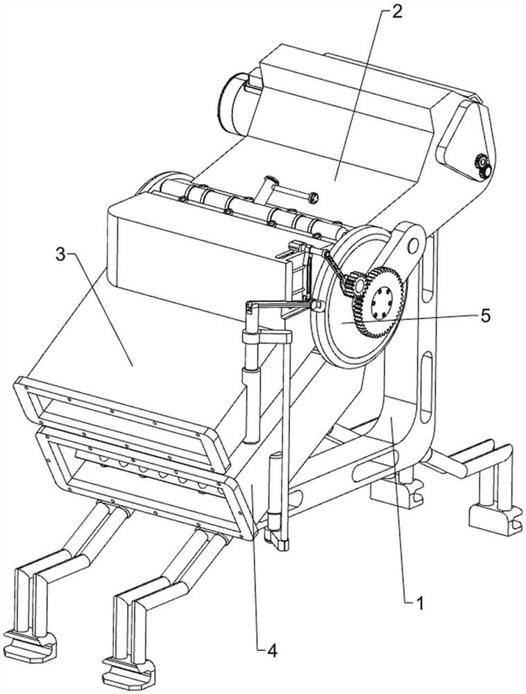 Mine ore material magnetic separation and distribution equipment