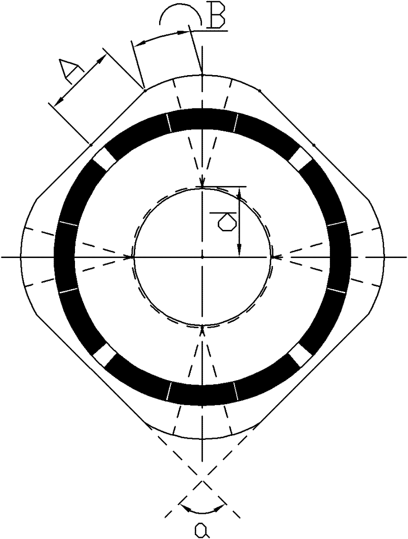 Permanent magnetic synchronous motor in wide weak-magnetic speed-regulating range