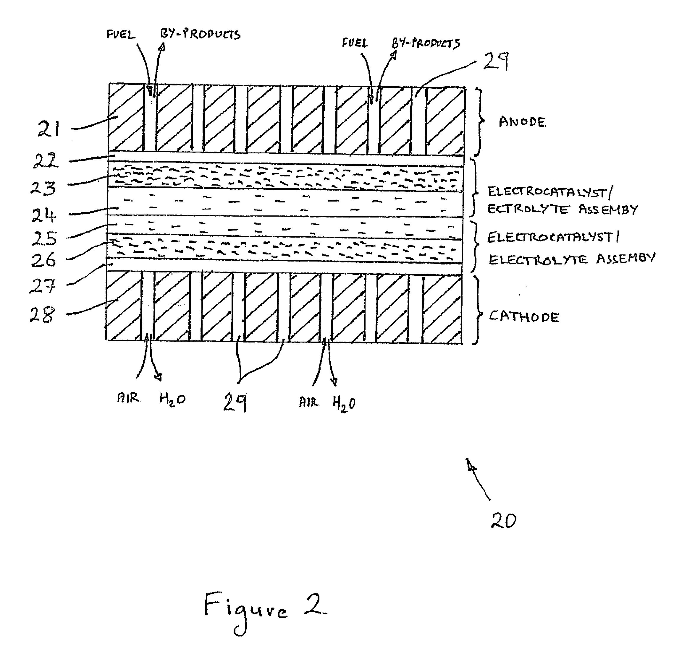 Solid electrolyte fuel cell