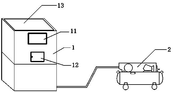 Glue and powder automatic proportioning equipment for LED packaging