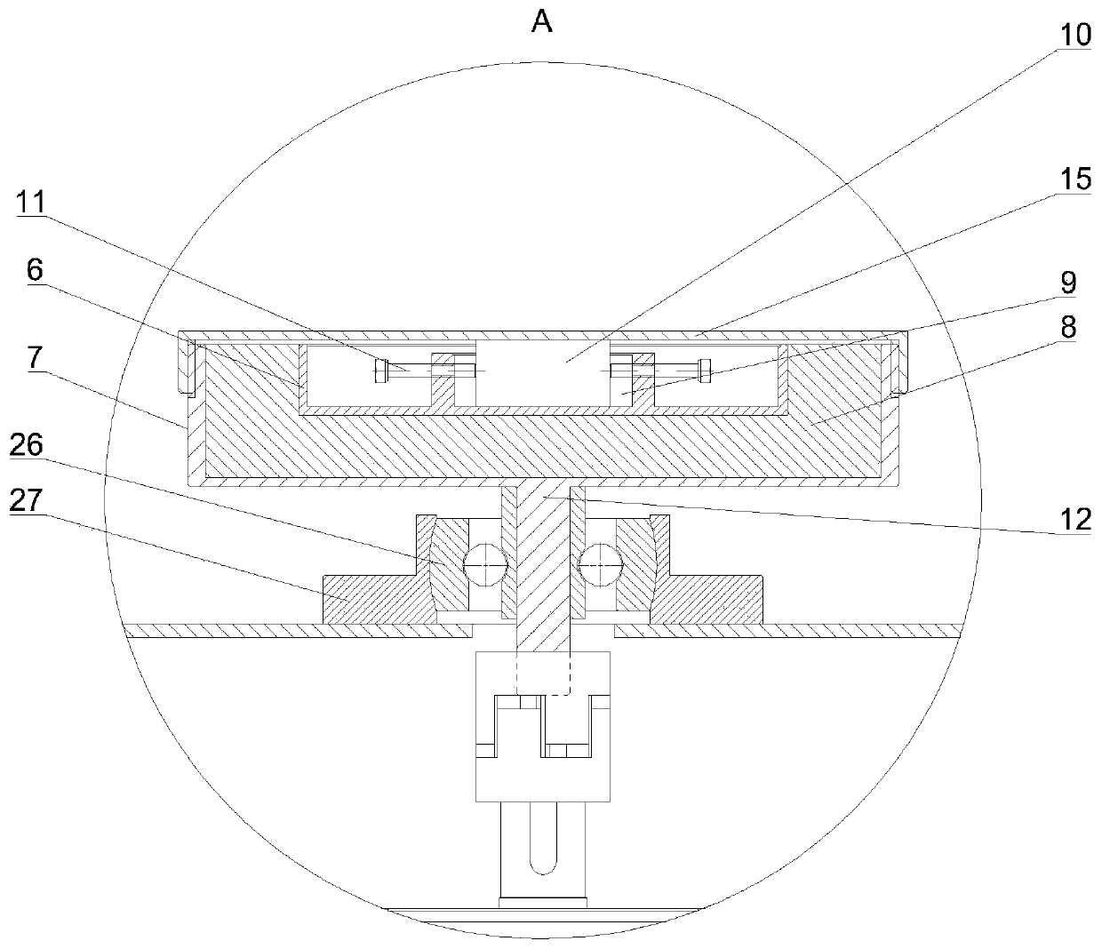 Non-contact type mechanical energy transmission test platform and test method thereof