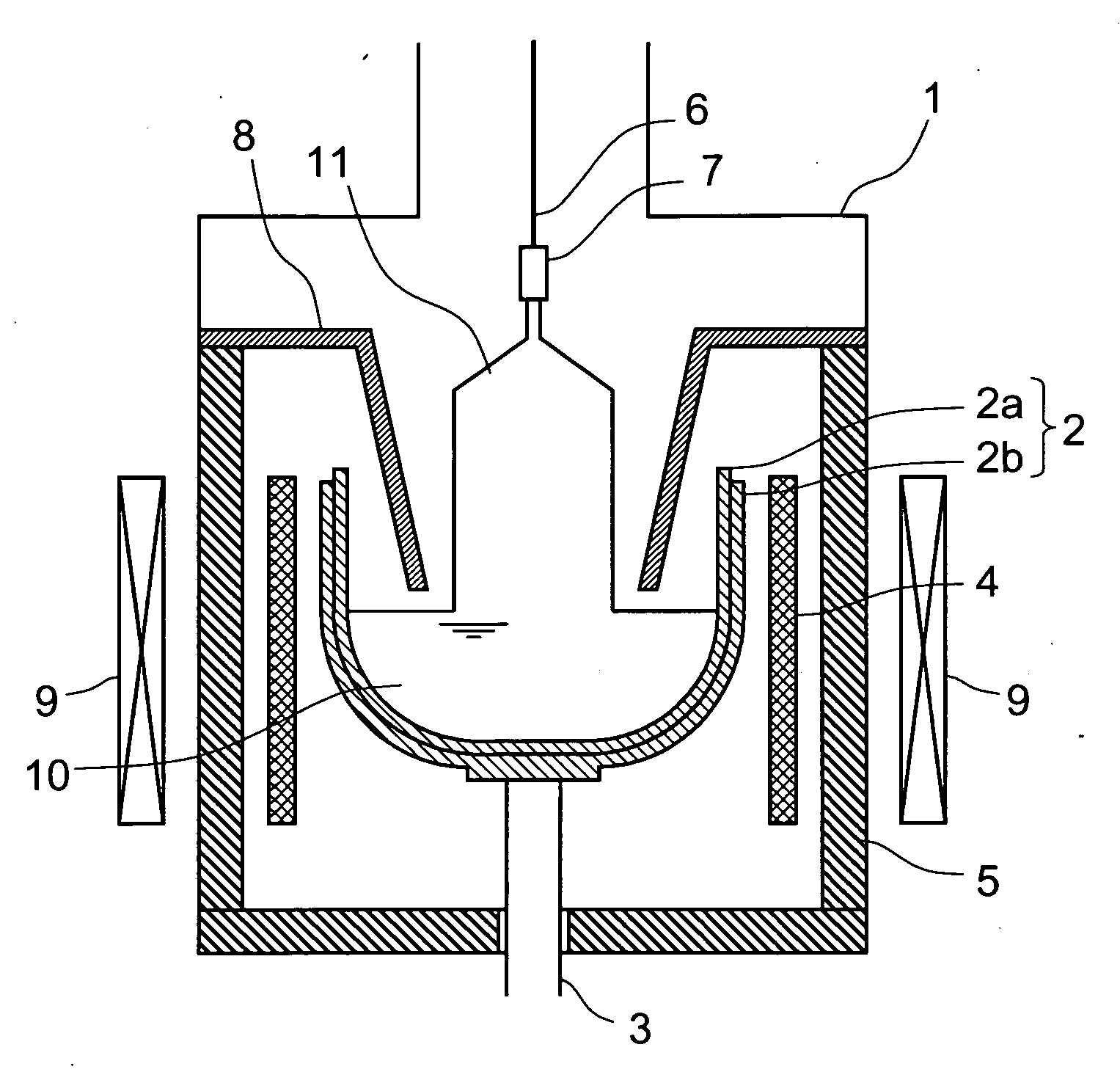 Method of growing silicon single crystals