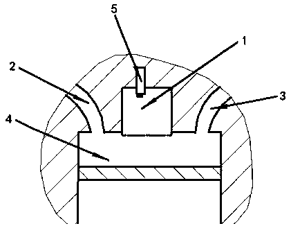 Precombustion system with gas-carried nozzle, internal combustion engine and precombustion control method