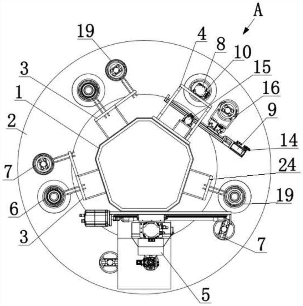 Pre-welding sectional type heating and press-fitting method and device