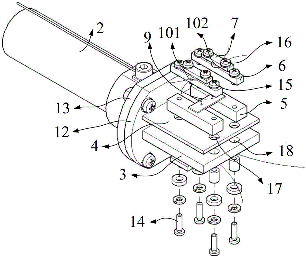 Variable temperature sample platform and thermoelectric property measuring method