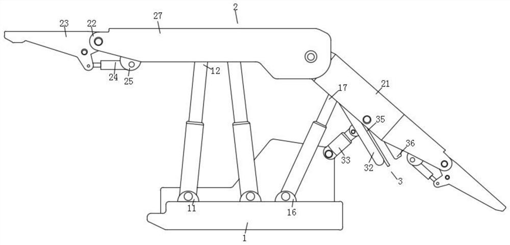 Light top coal caving hydraulic support