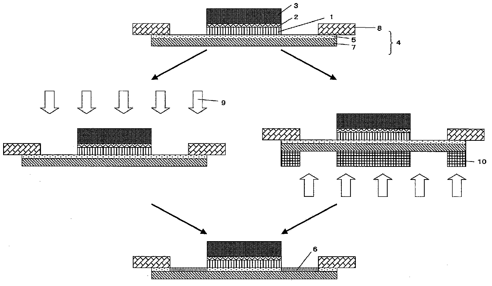 Method of dicing semiconductor wafer, and dicing tape for processing semiconductor using the same