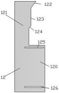 Building machinery power line connection locking device with return spring