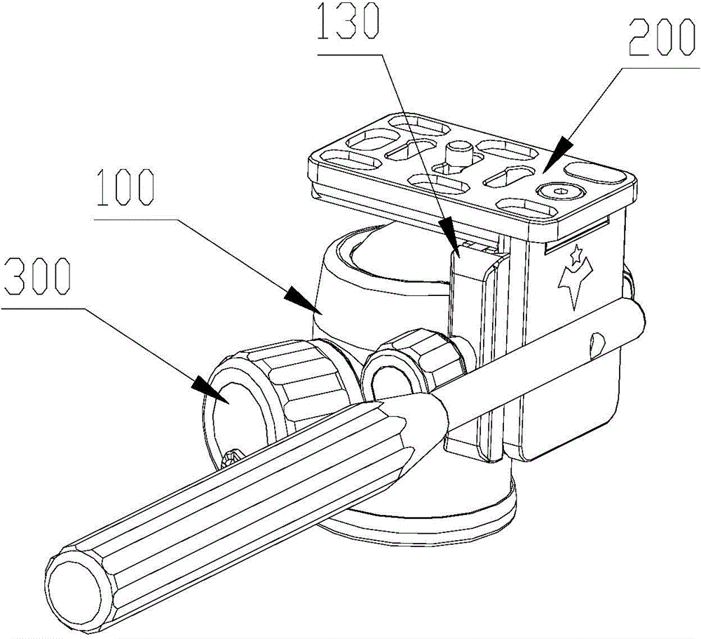 Spherical cloud deck and fast installing structure thereof