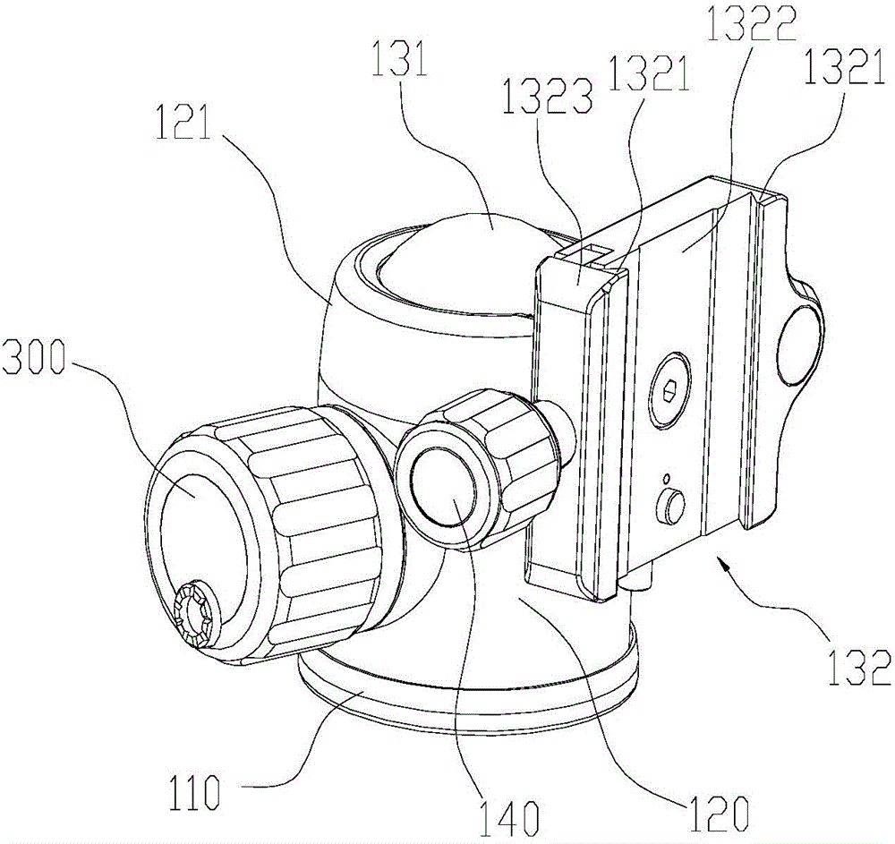 Spherical cloud deck and fast installing structure thereof