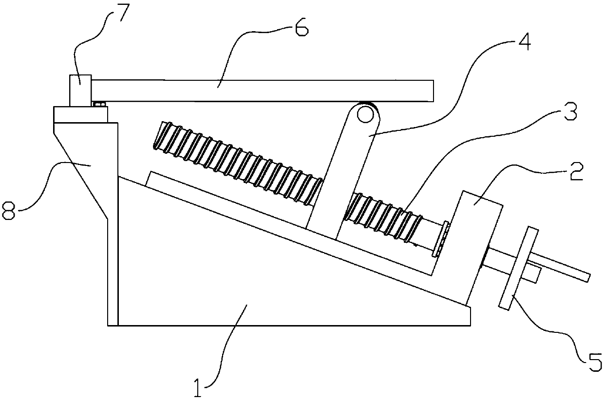 Device for measuring rolling angle of liquid on material surface