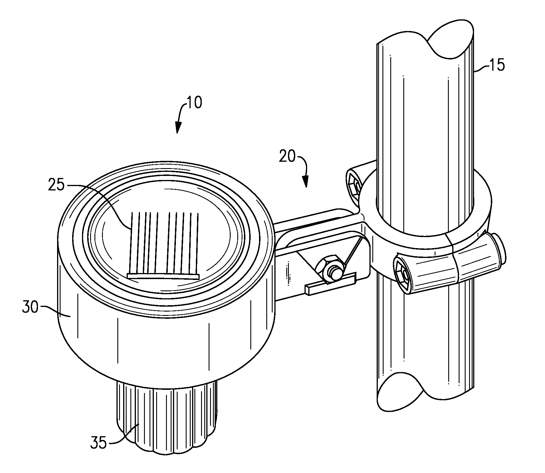 Marine light holder