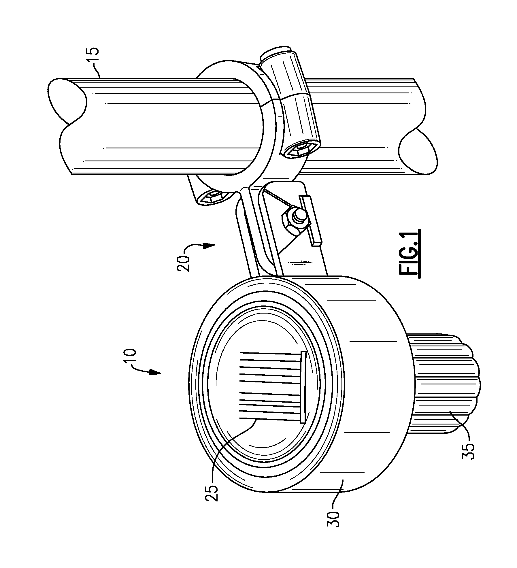 Marine light holder