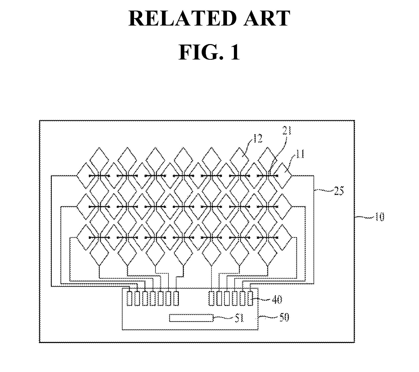 Touch panel including each touch controller for each divided region and liquid crystal display device using the same