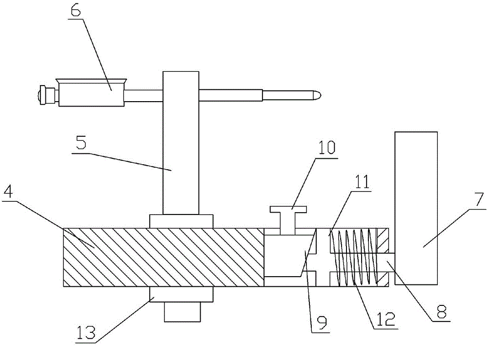 Meter lathe for shifting guide shaft processing