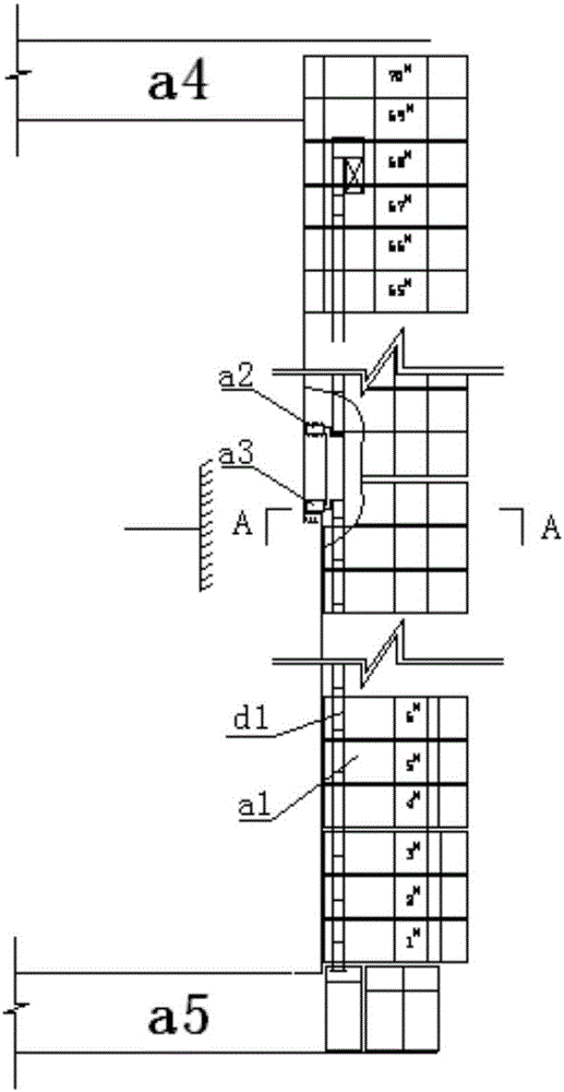 Forming method for retracting channel of fully mechanized coal mining face device with large dip angle and large mining height