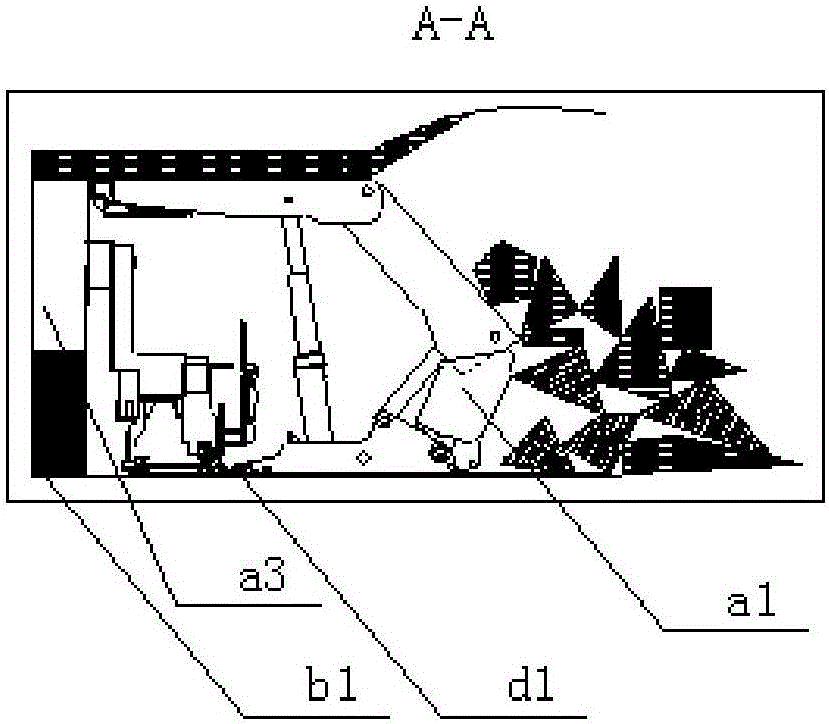 Forming method for retracting channel of fully mechanized coal mining face device with large dip angle and large mining height