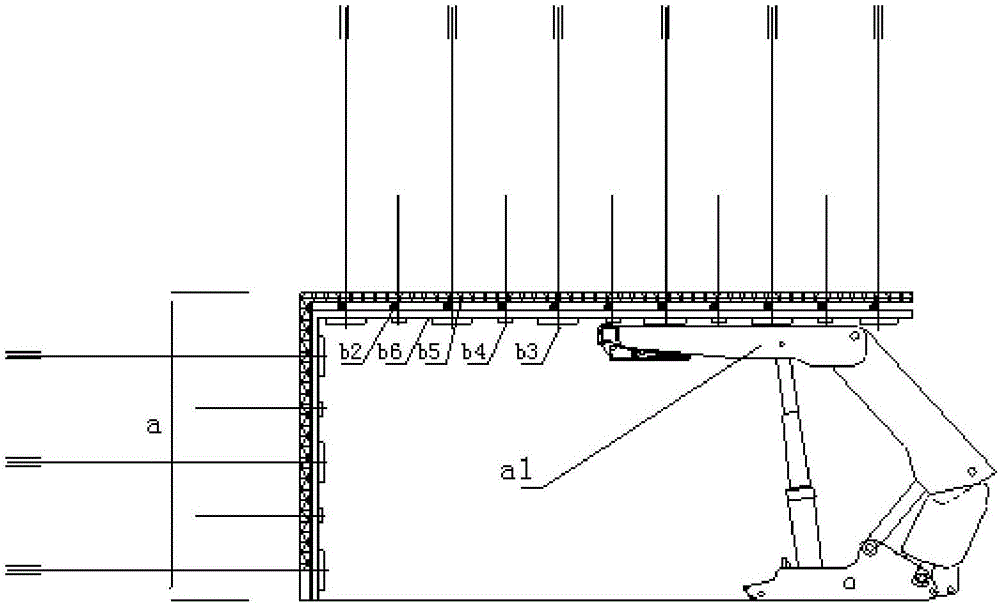 Forming method for retracting channel of fully mechanized coal mining face device with large dip angle and large mining height