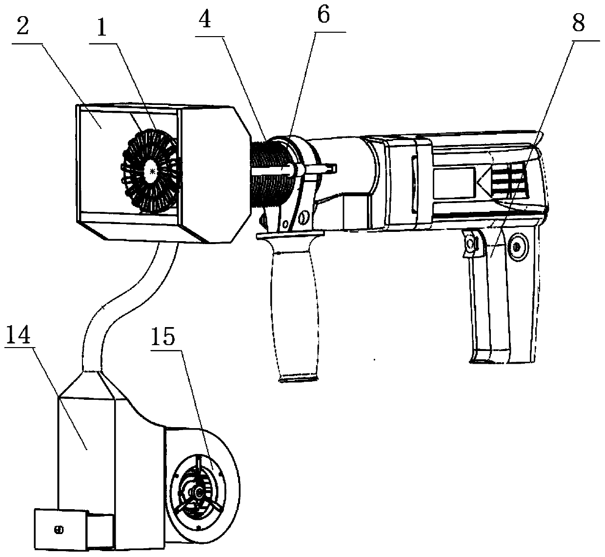 Portable accurate grinding and sampling device for concrete surface layer