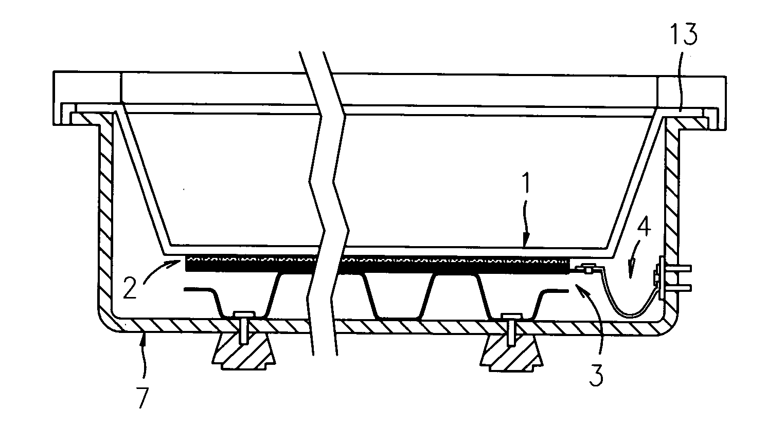 Electric heating structure