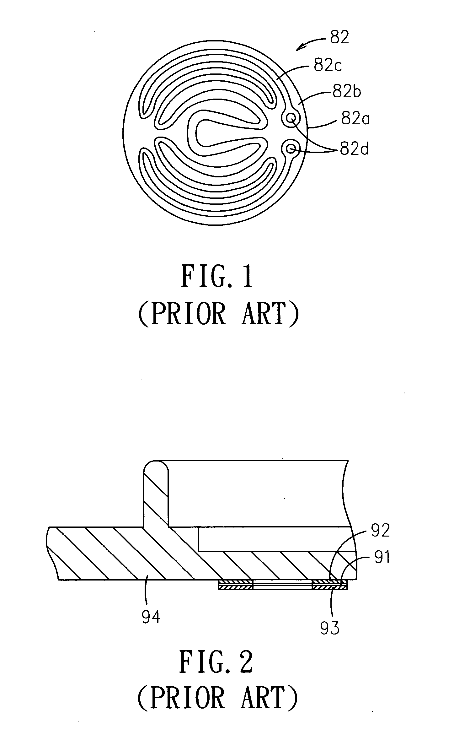 Electric heating structure