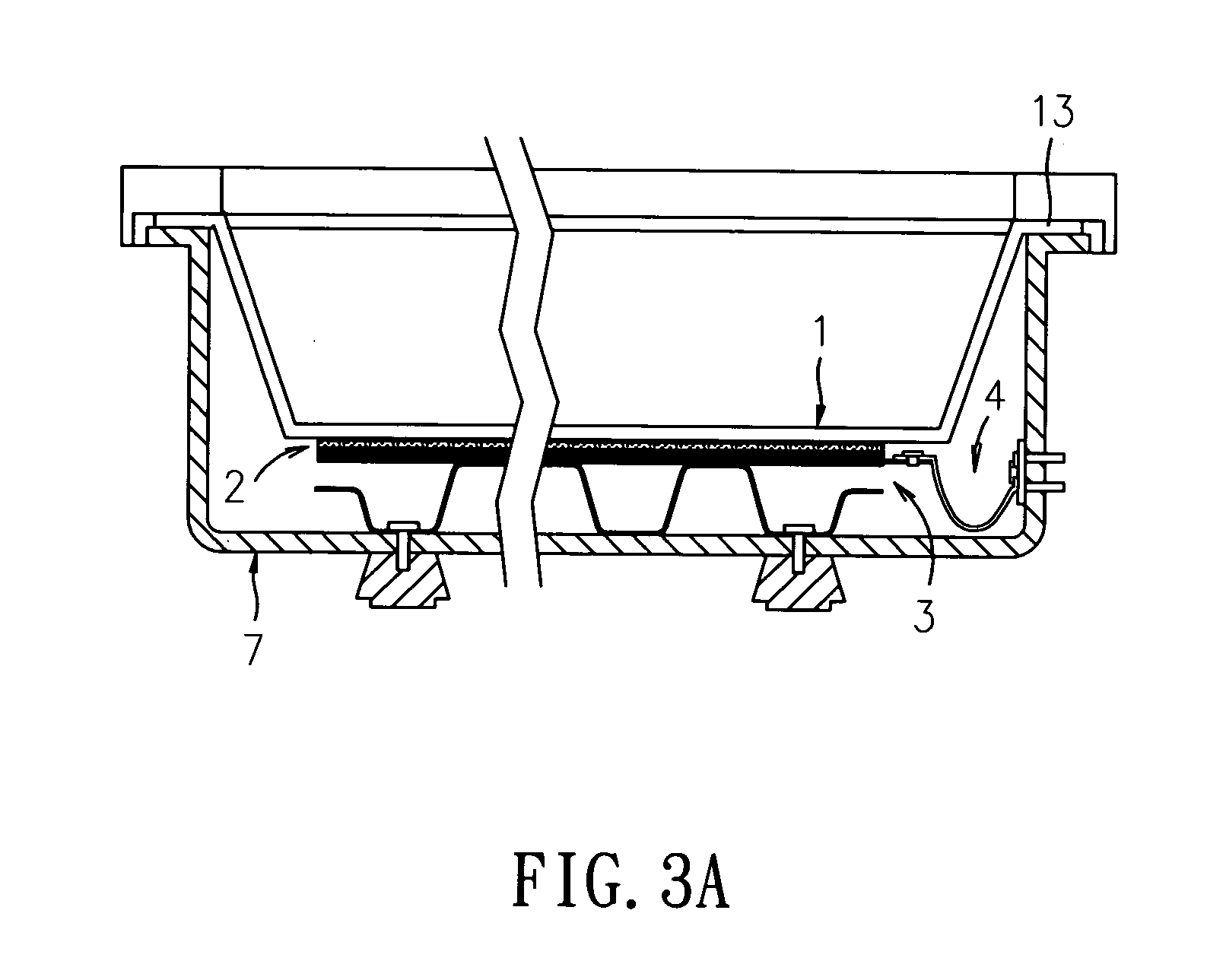 Electric heating structure