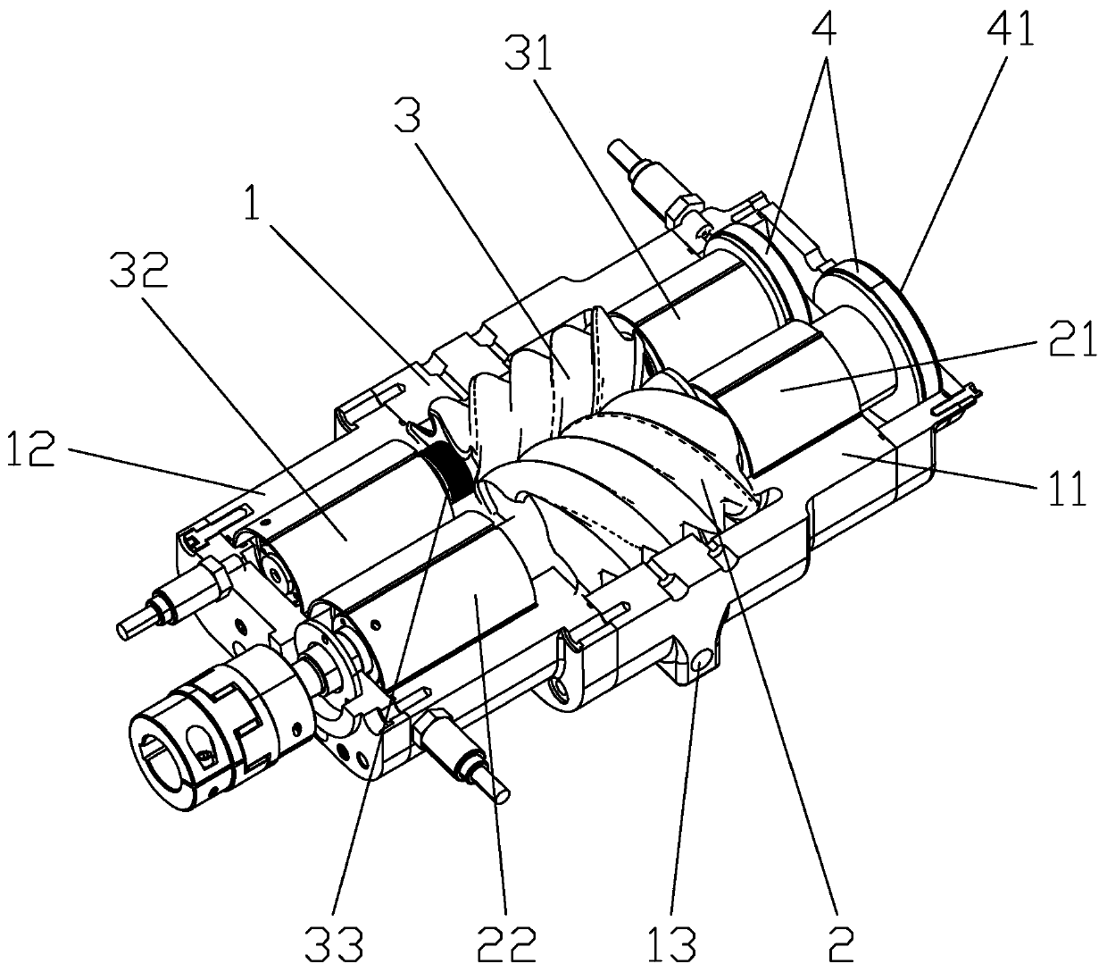 High-pressure water lubrication compressor