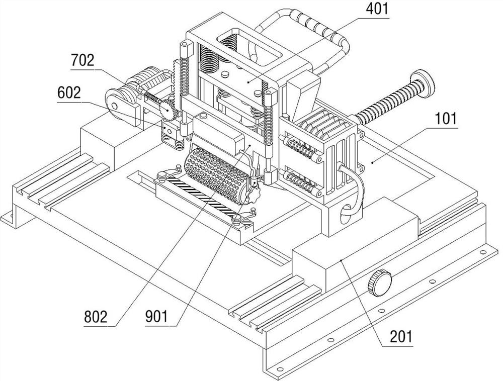 Wire anti-drop welding device for electronic component processing