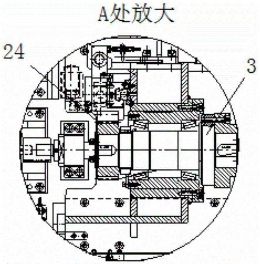 Automatic accurate overturning machine for heavy truck speed changing box assembling