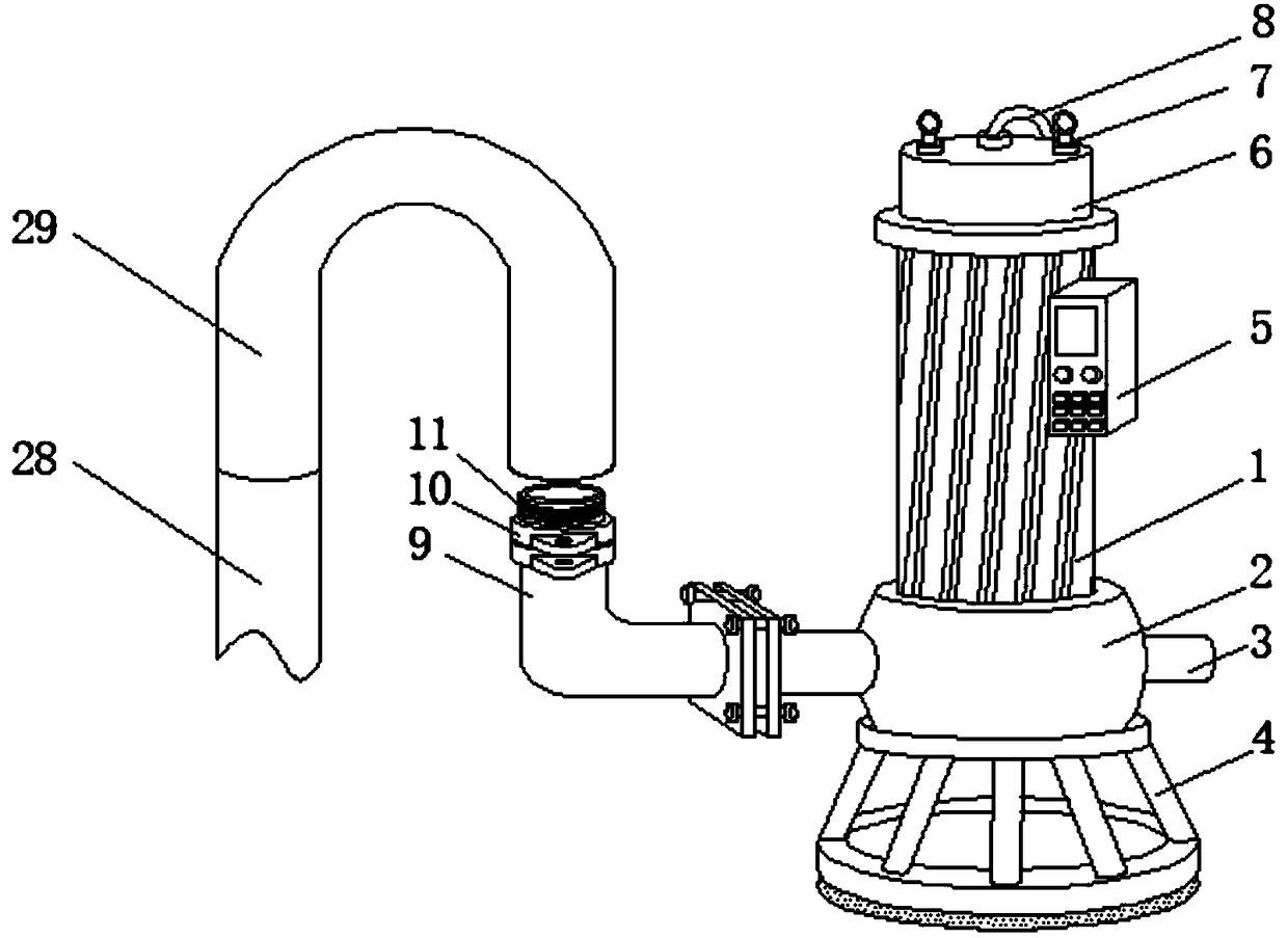 Drawing and sampling equipment for wastewater treatment sampling