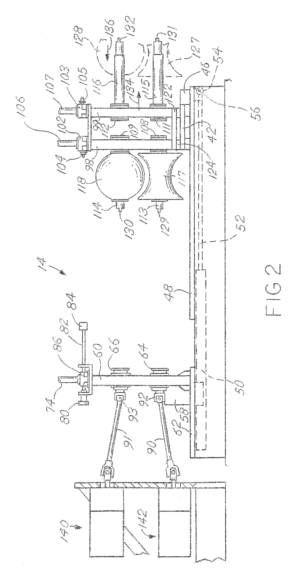 Torque balancing roll forming machine