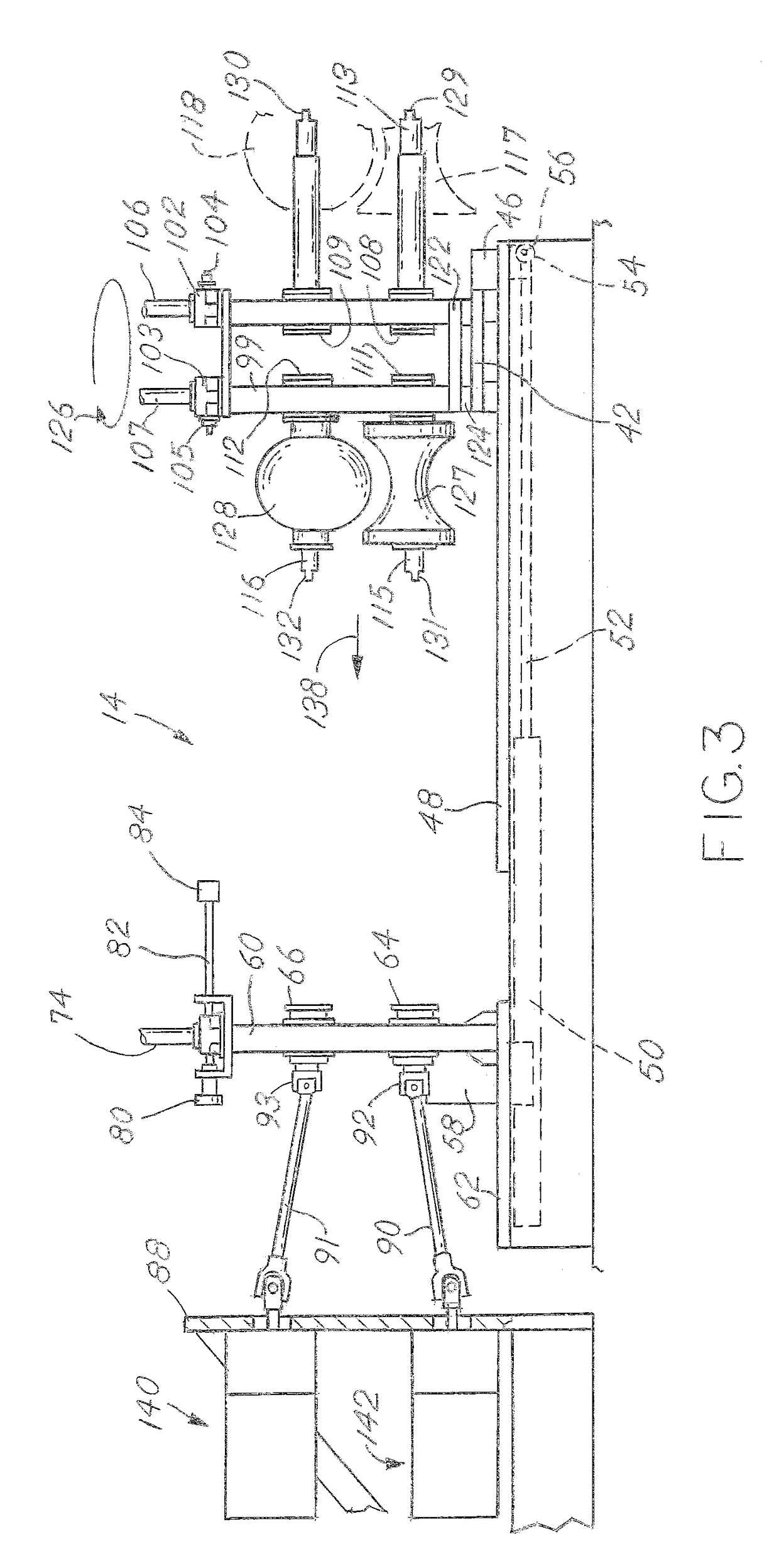 Torque balancing roll forming machine