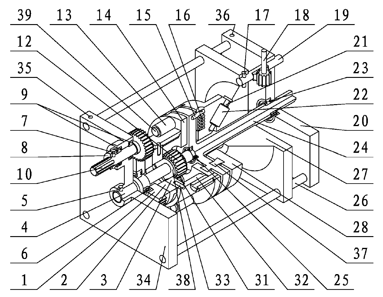 Gear ring eccentric rotating continuously variable transmission system