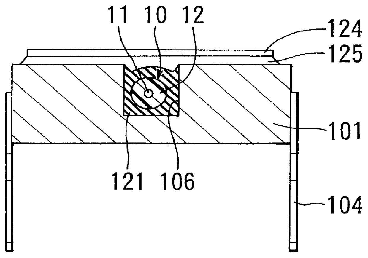 Optical fiber secured with a photosetting resin covered with a UV light-transmissive plate