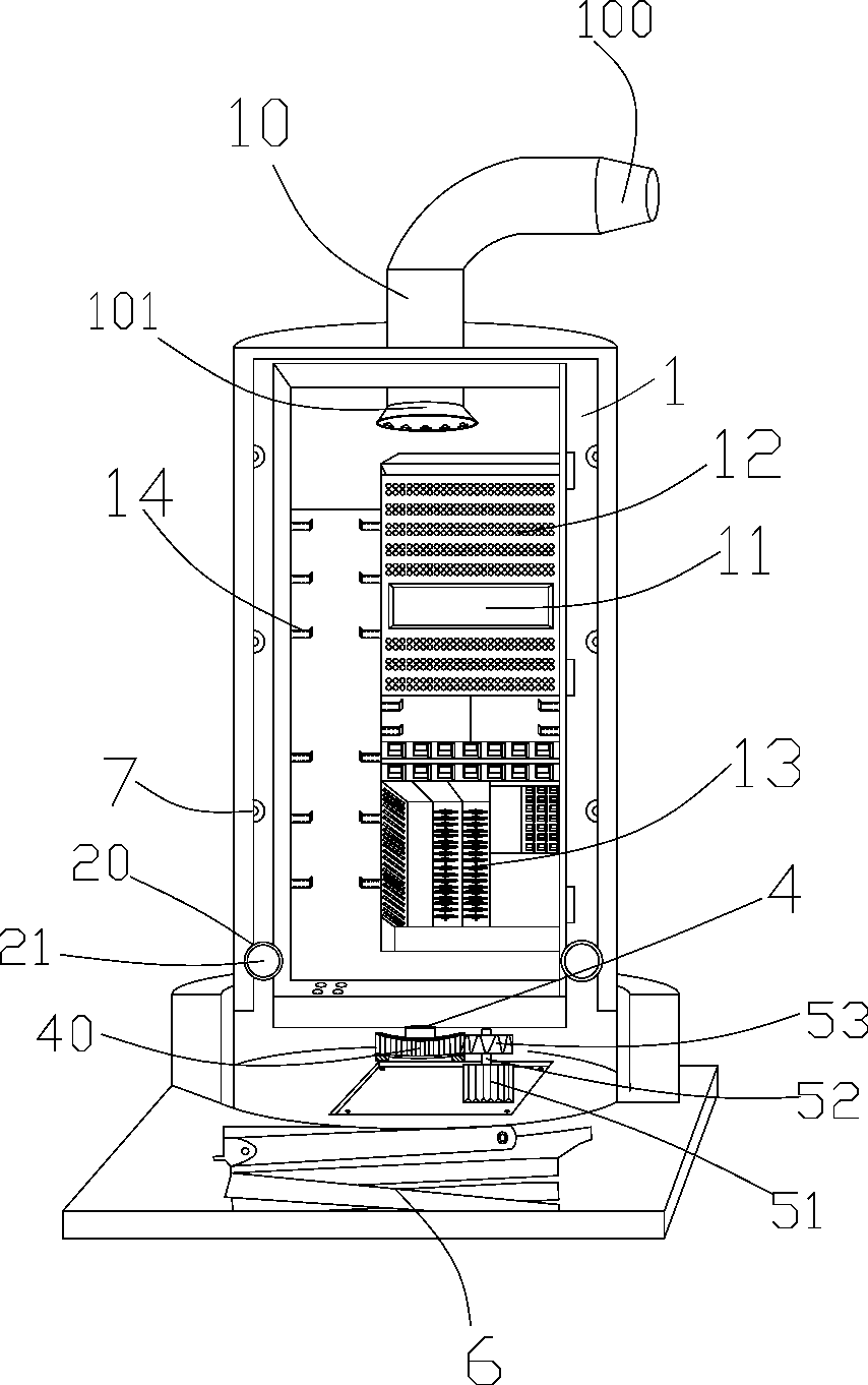 A communication outdoor cabinet