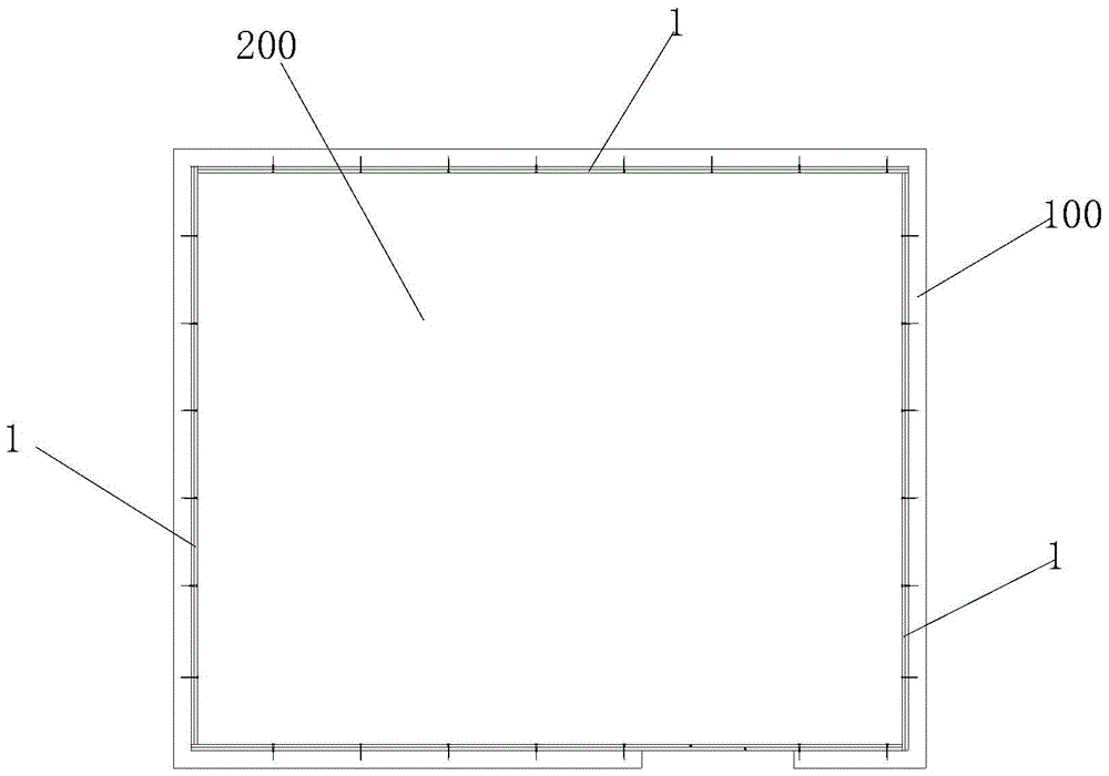 Rapid construction method of indoor ground system and the ground system