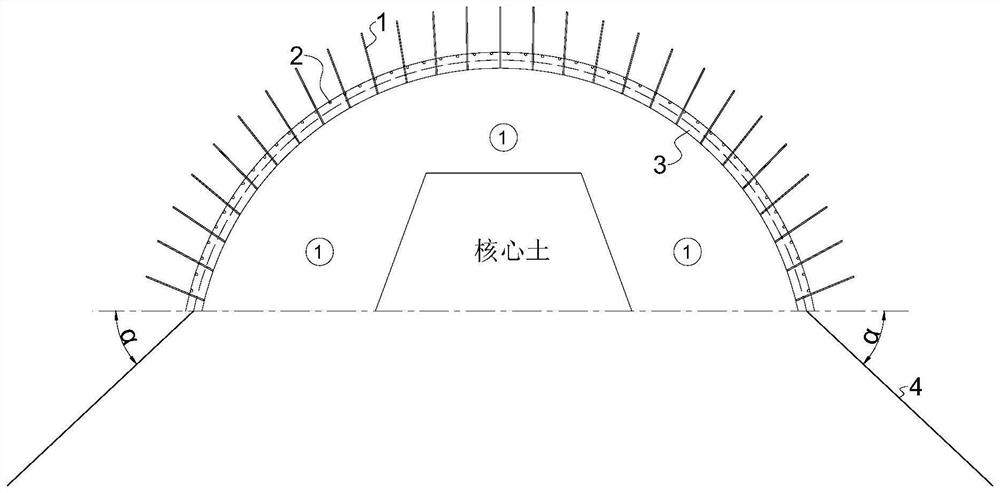 Construction method for karst tunnel to penetrate through deep gravel soil layer