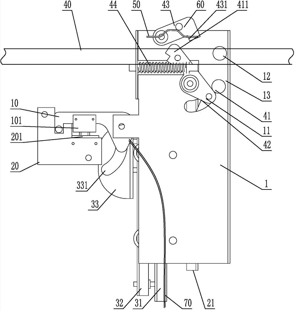 Synchronous door cam device integrated with car door lock