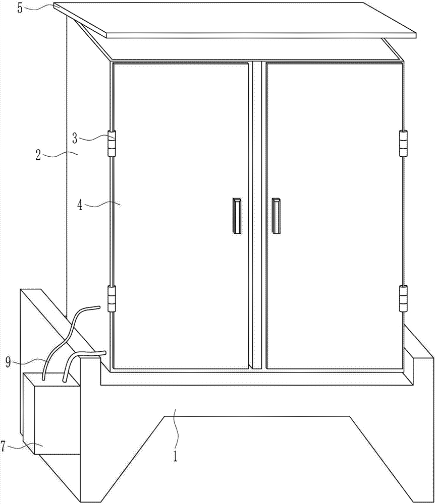 Efficient dust removal equipment for computer host box