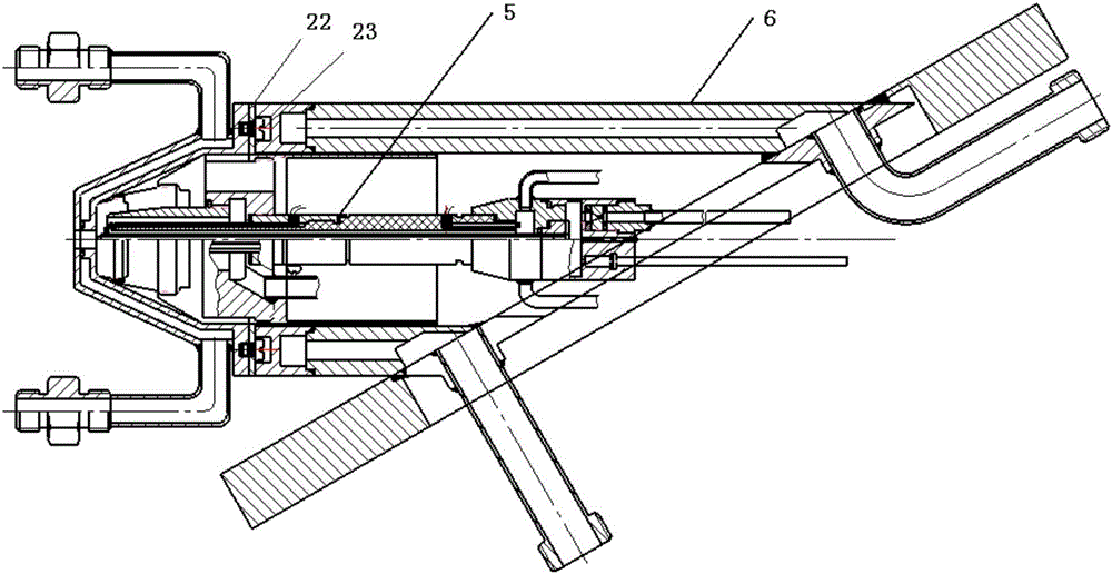 Free jet type supersonic flue gas flow enthalpy value steady state measurement apparatus