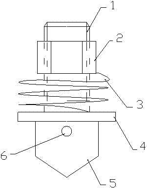 Specially-made bolt of gland of injection molding machine and heat treatment process of specially-made bolt