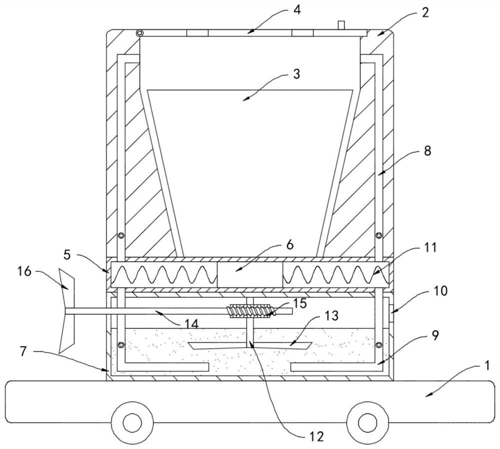 Anti-atomization raw material transportation robot for chemical production