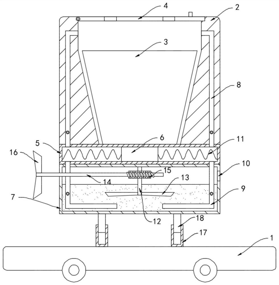 Anti-atomization raw material transportation robot for chemical production