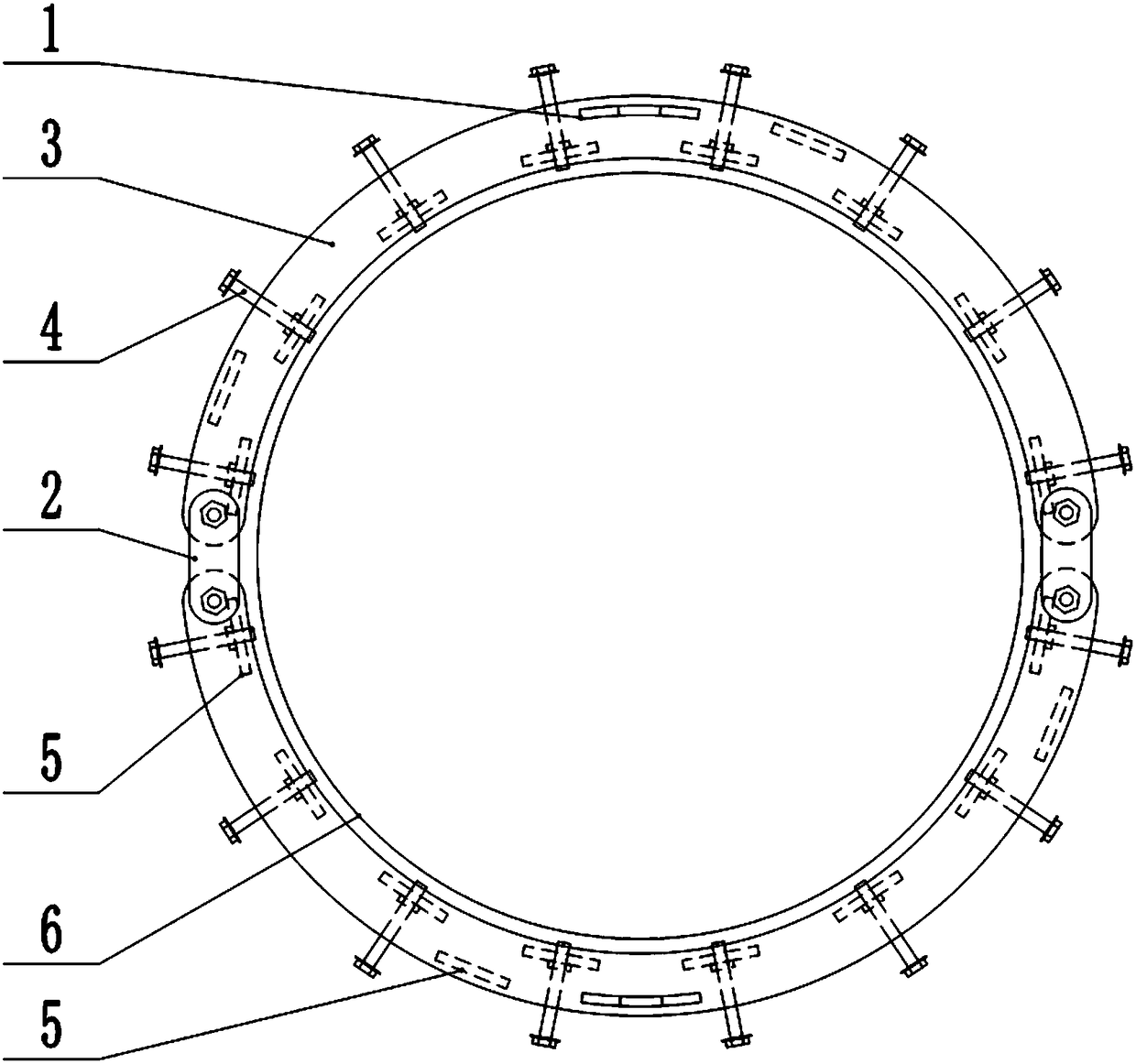 Steel pile afloat joining limiter and use method thereof