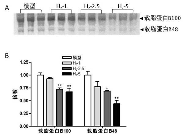 Application of hydrogen-saturated normal saline in preparation of medicine for treating hyperlipidemia disease