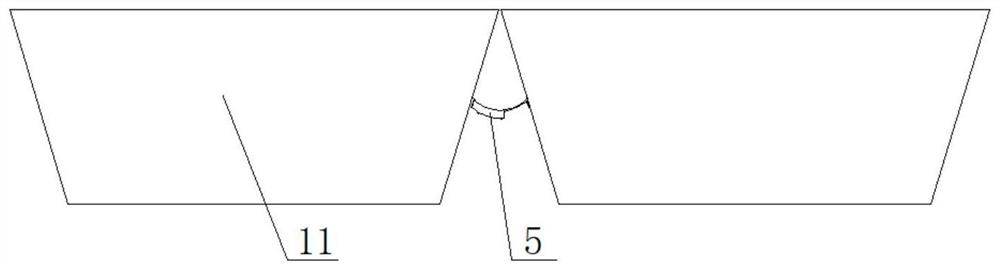 Inverted arch formwork applied to three-pipe one-connected concrete structure inverted siphon pipeline