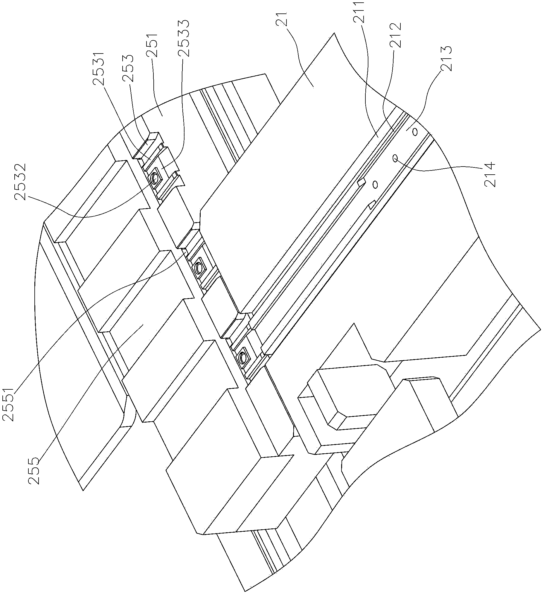 Electronic element feeding device and application device comprising same