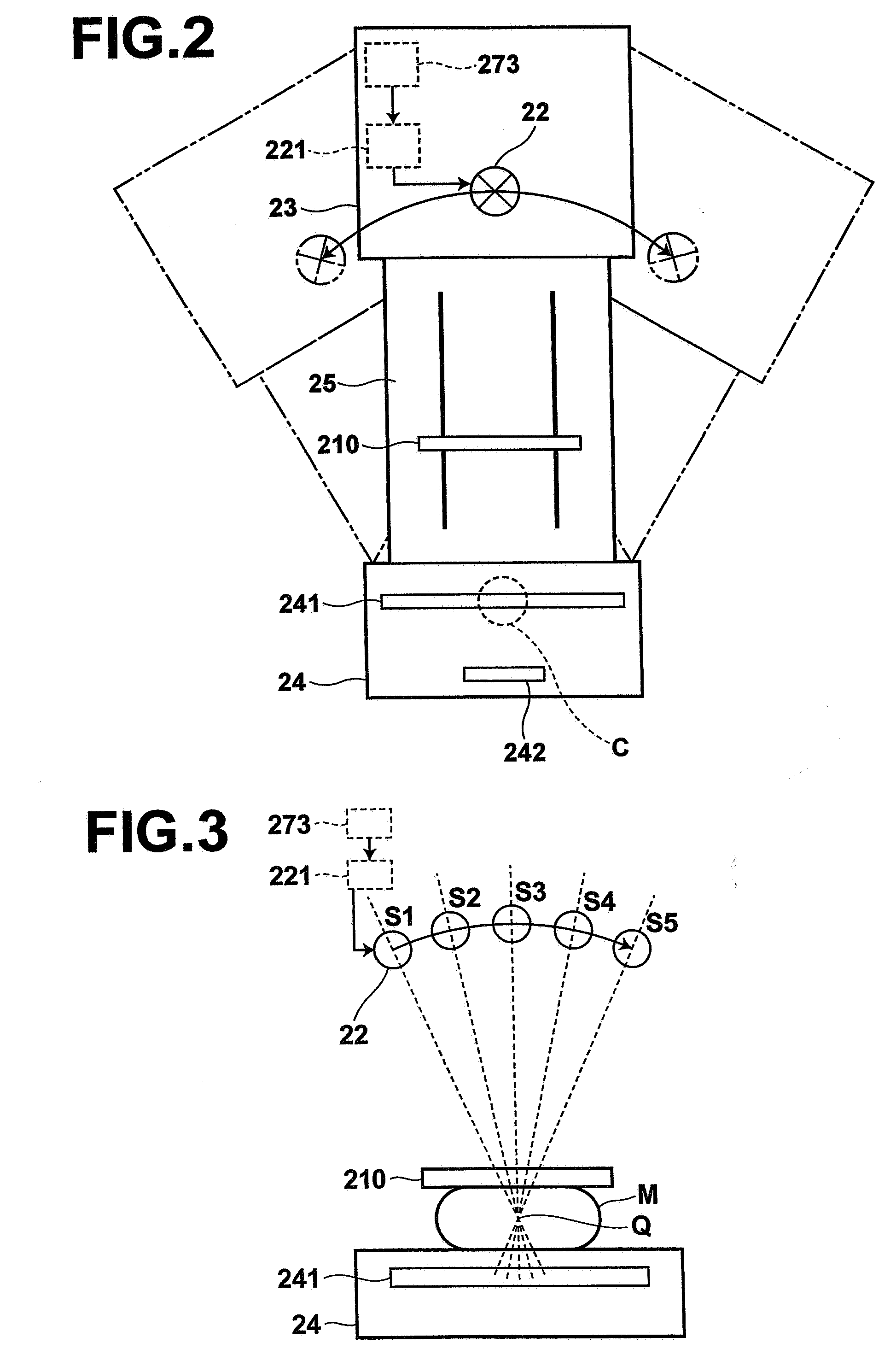 Tomographic image obtainment apparatus and method