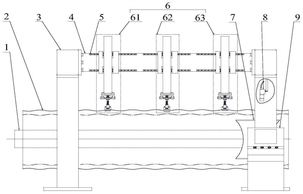 Manufacturing device and process for inner tube of double-layer cooling tube