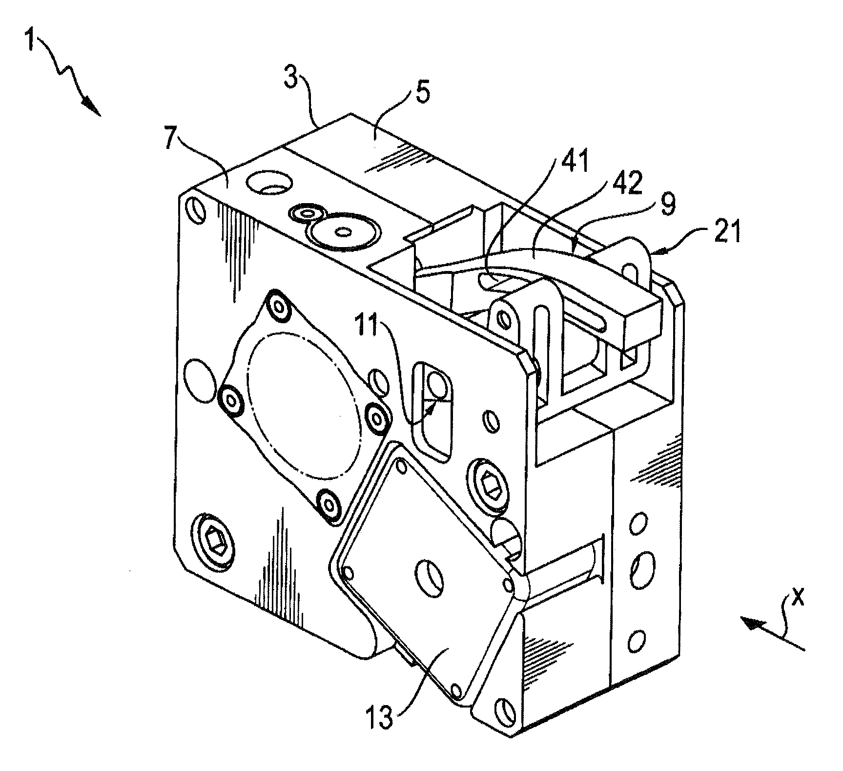 Stop module, in particular for automatic machining and conveyor systems